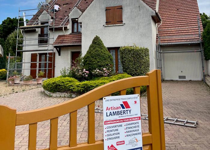 Artisan couvreur à Champigny-sur-Marne (94500) - Compagnons Lamberty dans le Val de Marne 94 et en Ile de France